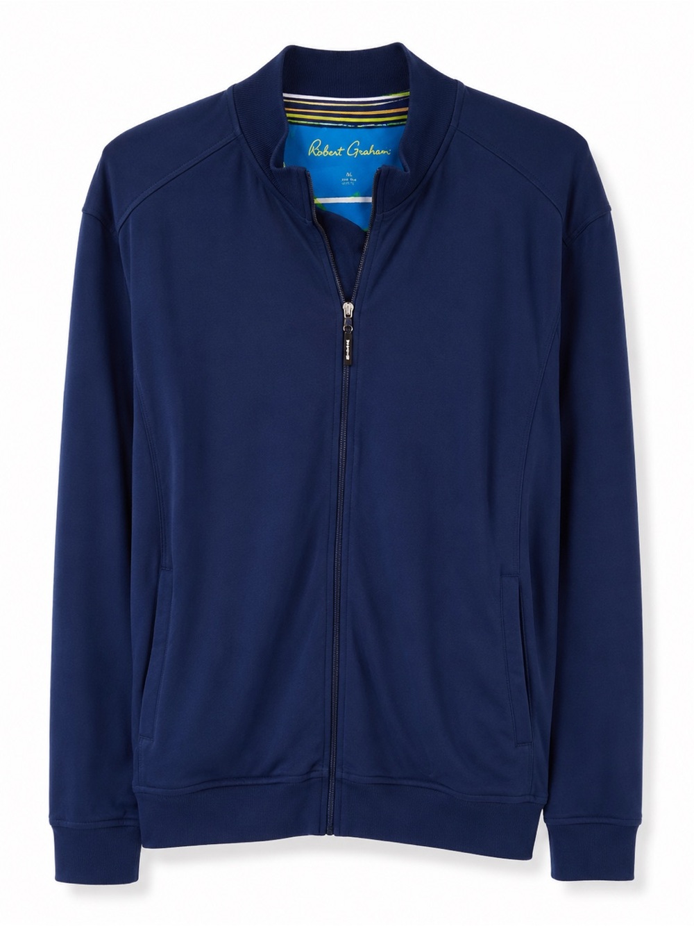 Robert Graham Deep Blue Zip-Up Sweater